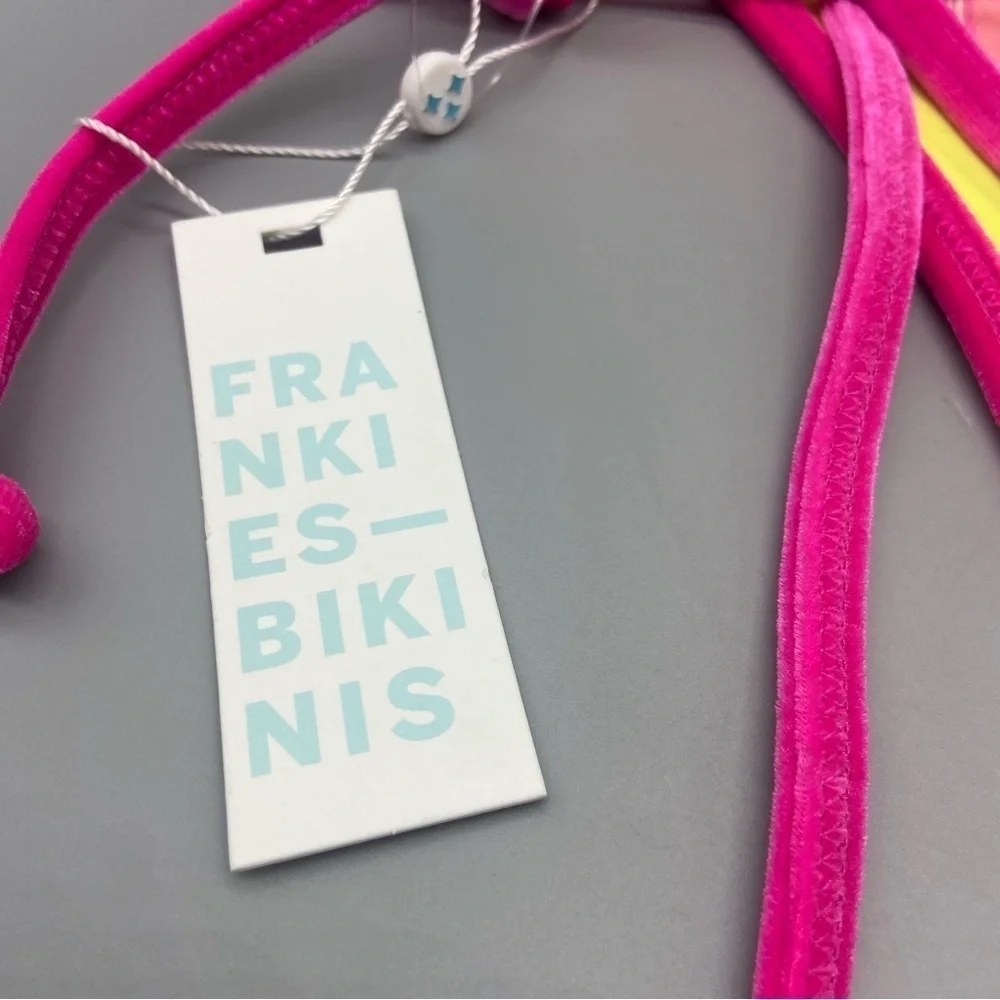 NEW! Frankie’s Bikini’s rainbow swirl hazel bikini bottom nwt 1729